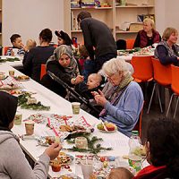 Adventliches Kaffeetrinken